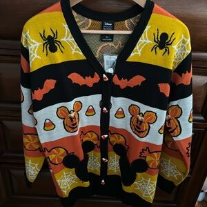 Her Universe Disney Halloween Icons Stripe Cardigan